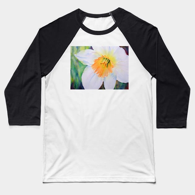 Narcissus Baseball T-Shirt by RSHarts